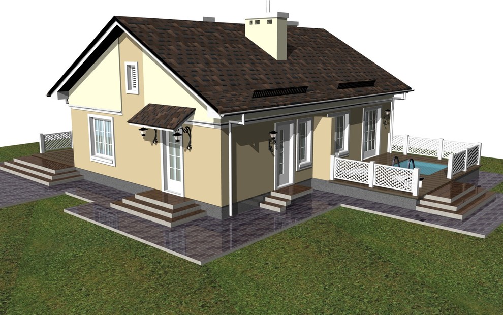 3D: Визуализация экстерьеров частных домов