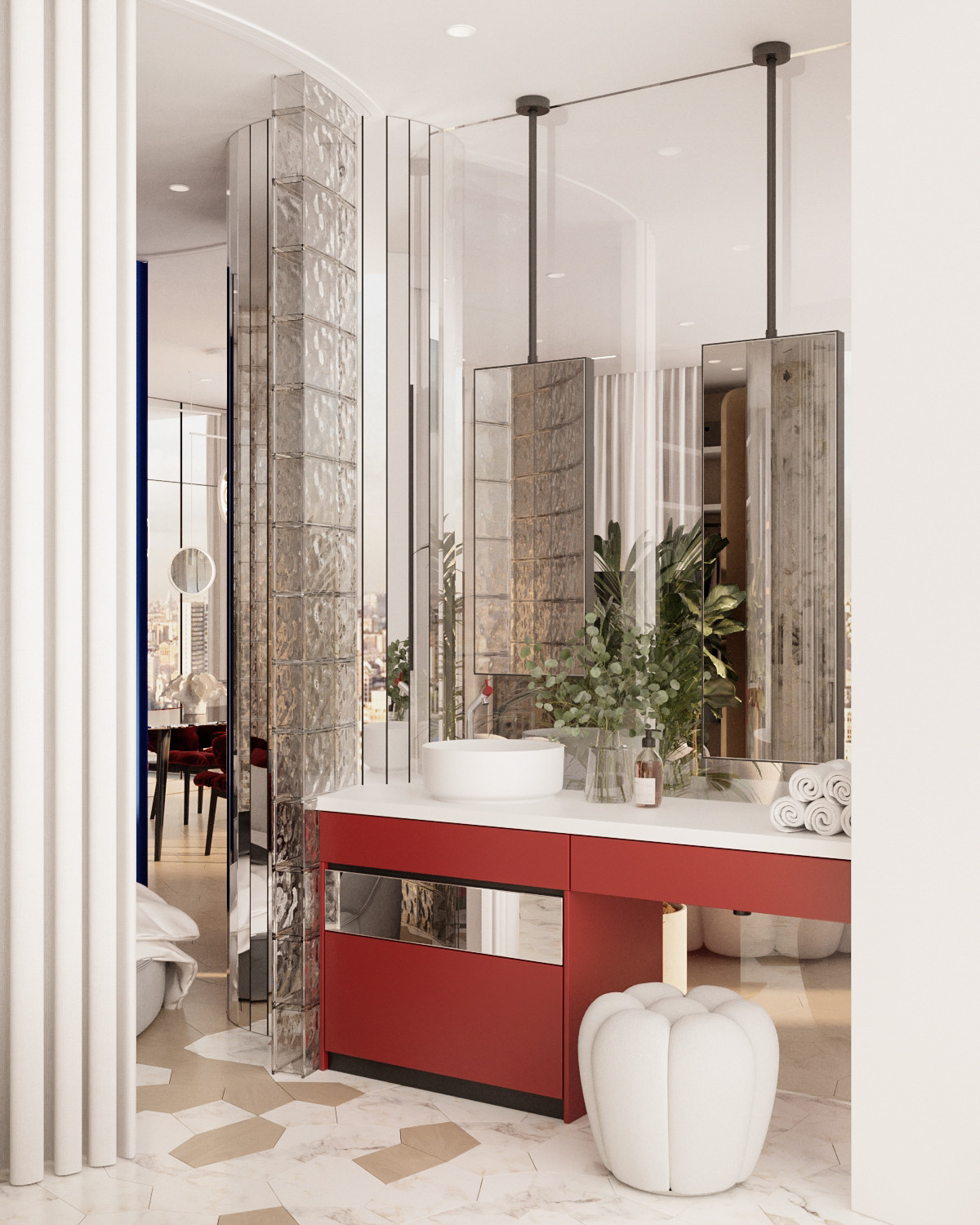 Квартира в стиле фотостудии без единой стены