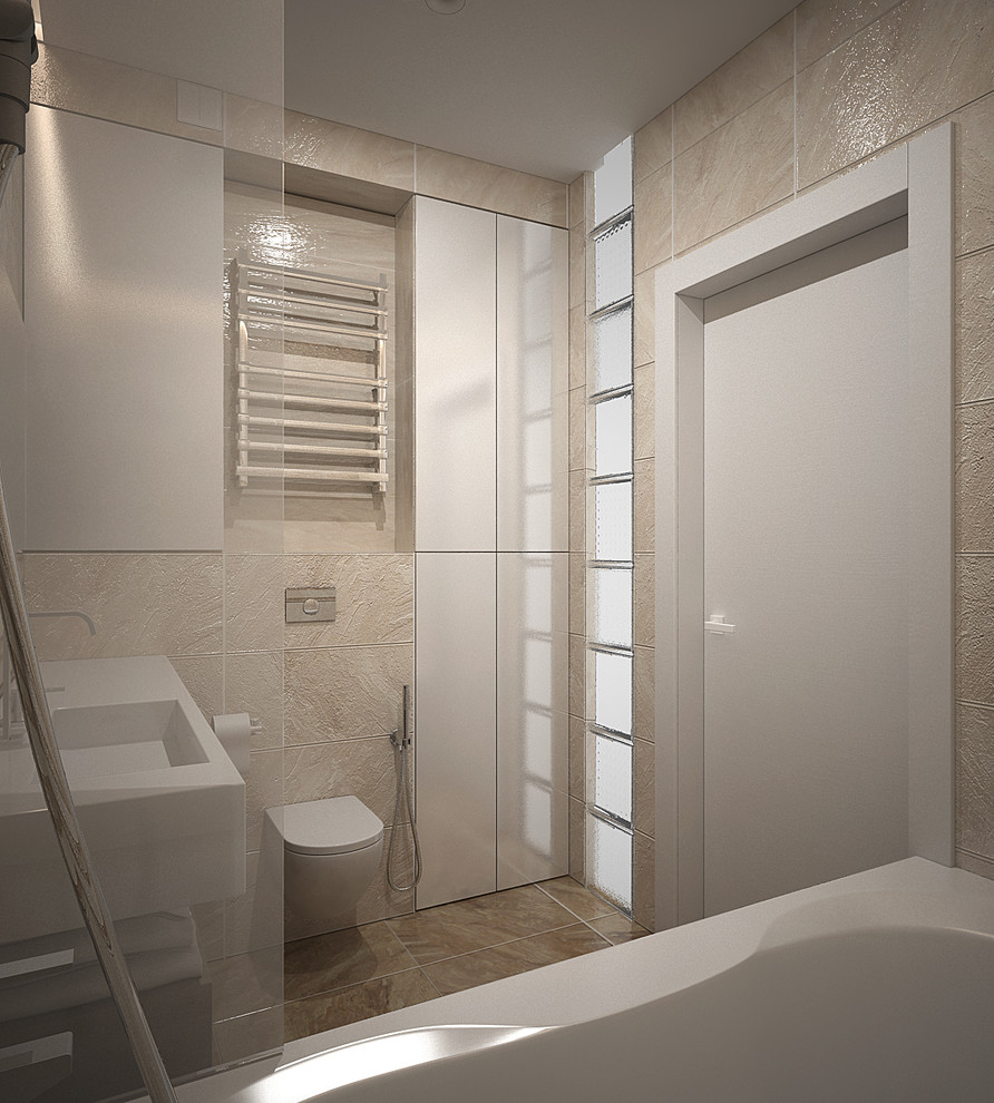 Дизайн-проект 3-х комнатной квартиры. Общая площадь 105 м2. Современный стиль