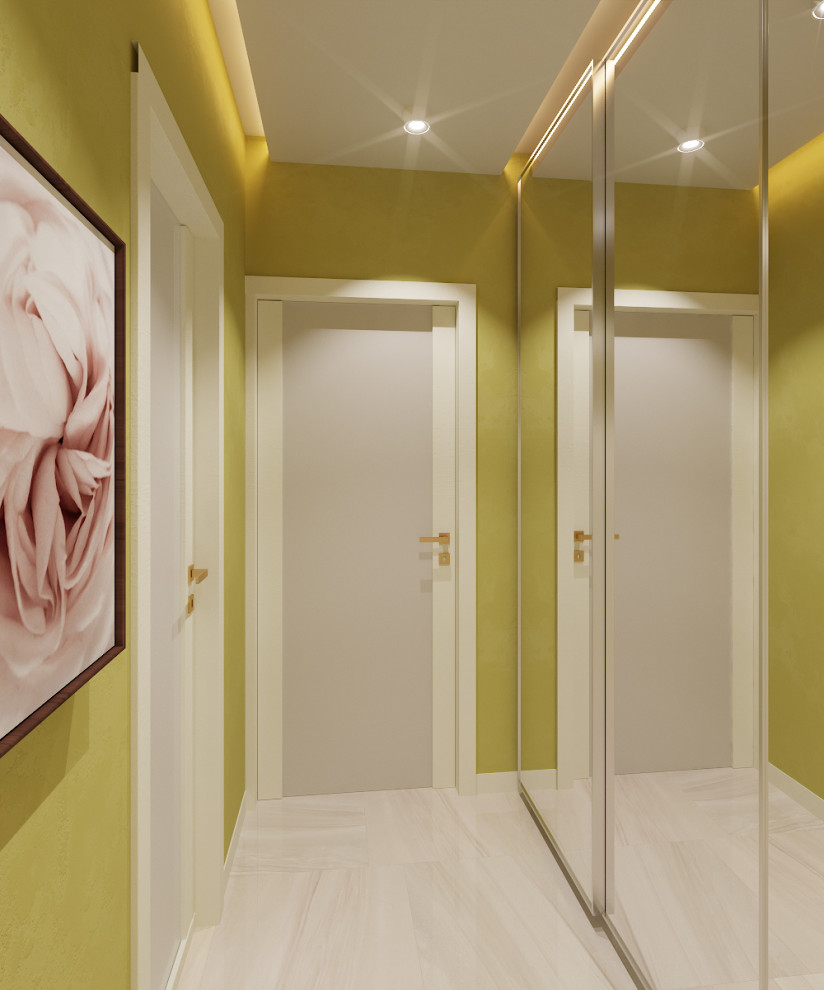 Проект квартиры "Розовая пудра"