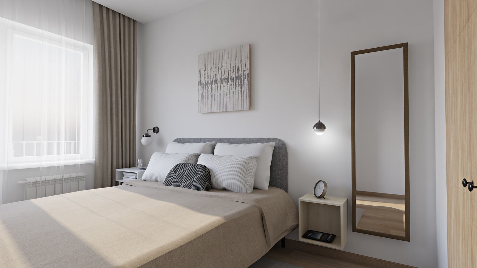 Евродвушка 34,5 кв.м для пары, которая работает на удаленке