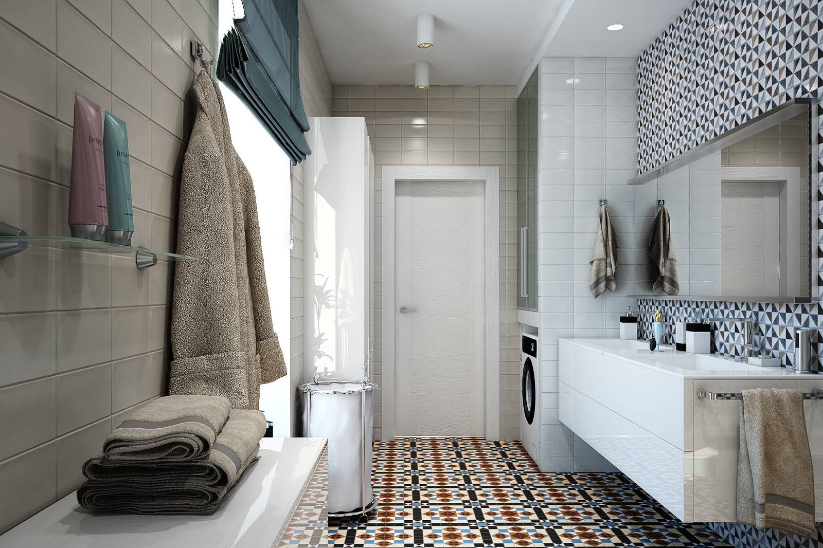 Дом для молодой пары.Ванная комната