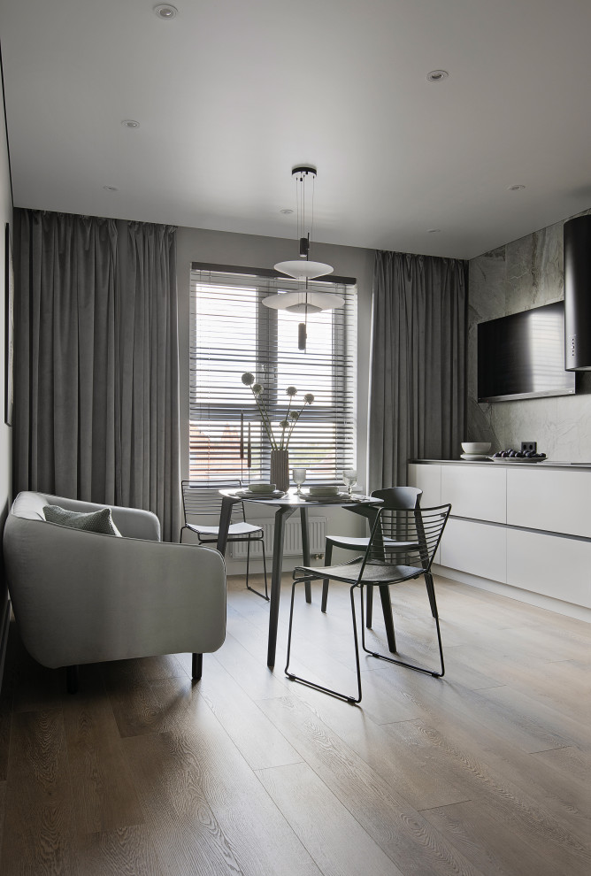 Реализованный дизайн-проекта квартиры под сдачу