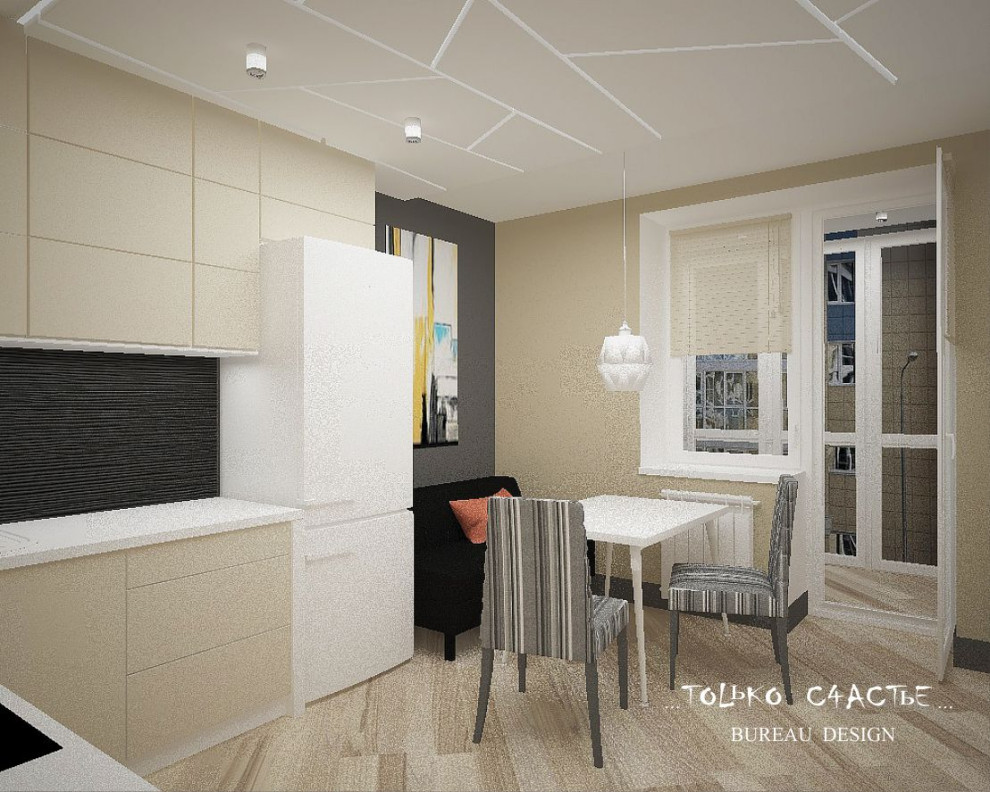 дизайн интерьера, дизайн квартиры , квартира "южный бульвар