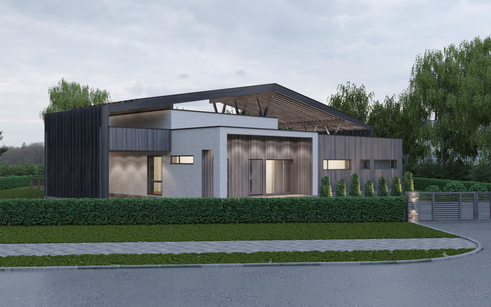 Обложка проекта: Дом с видом на лунку