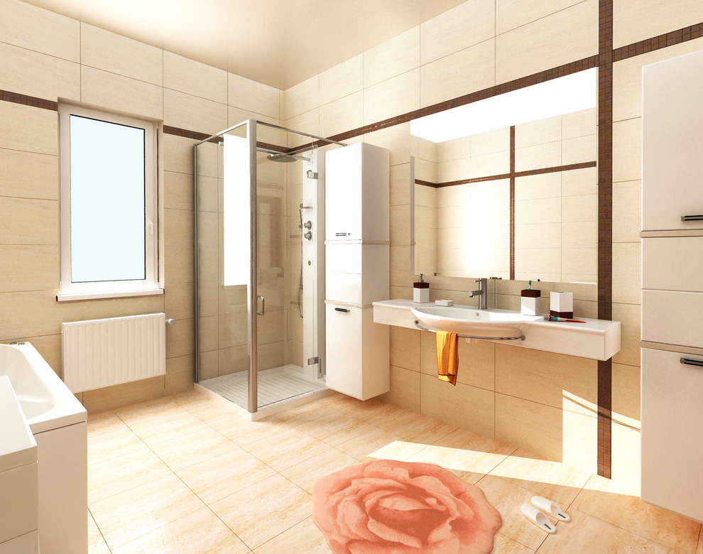 Обложка проекта: Интерьер гостевой ванны