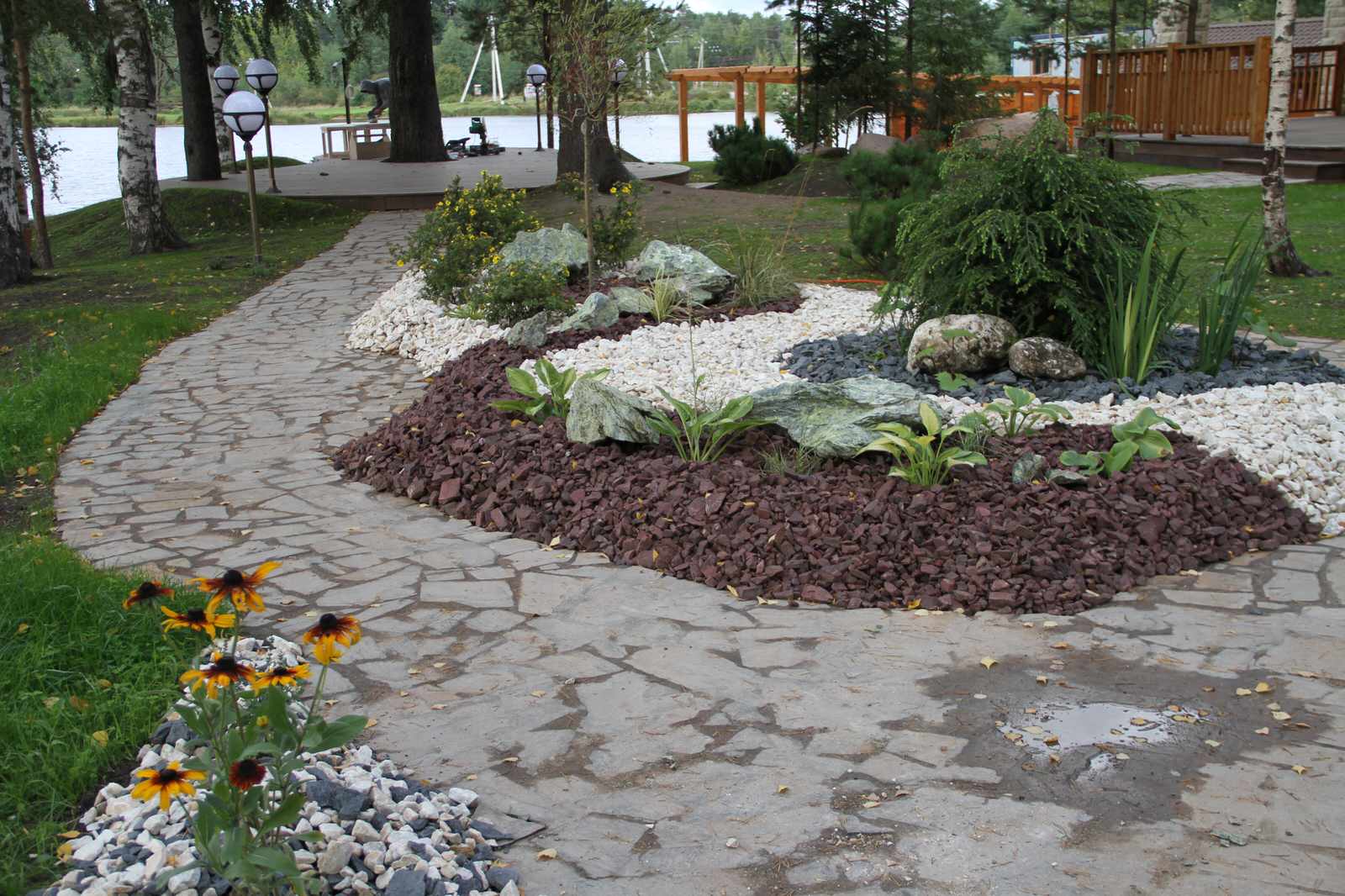 Каменные отсыпки и рокарий