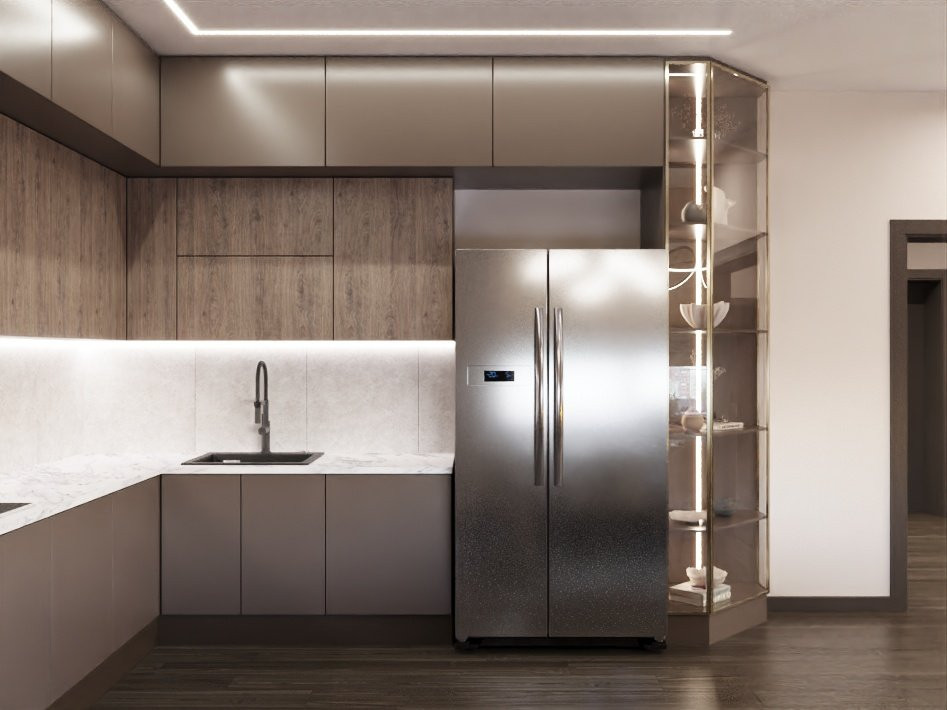 Дизайн кухни-гостиной