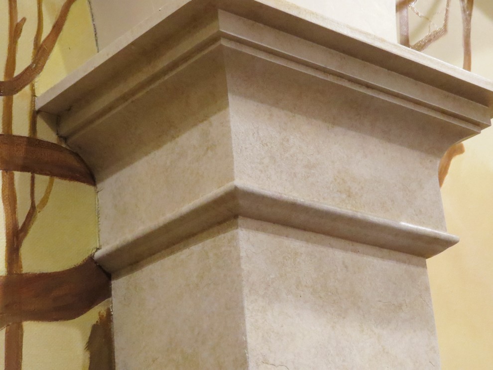 Обложка проекта: имитация камня в интерьере