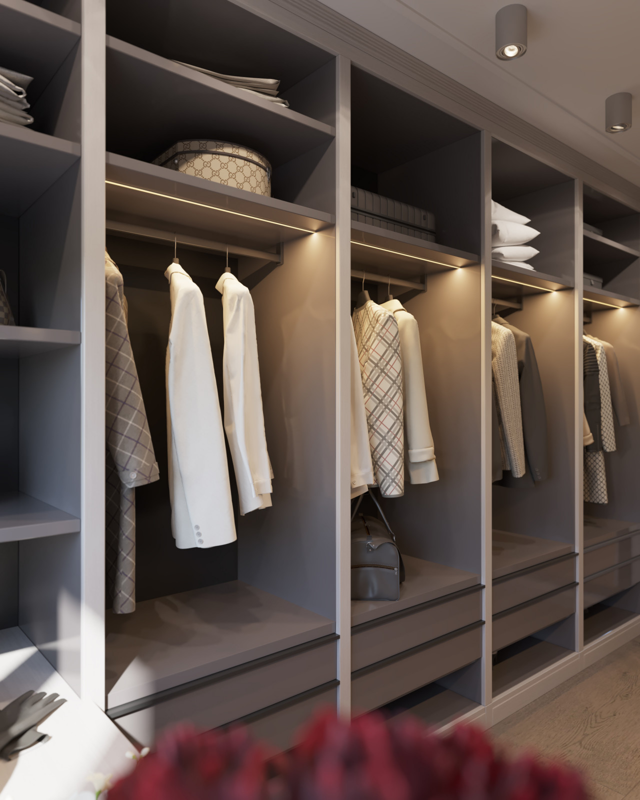 Дизайн интерьера квартиры. 168 кв.м. Soft contrasts.