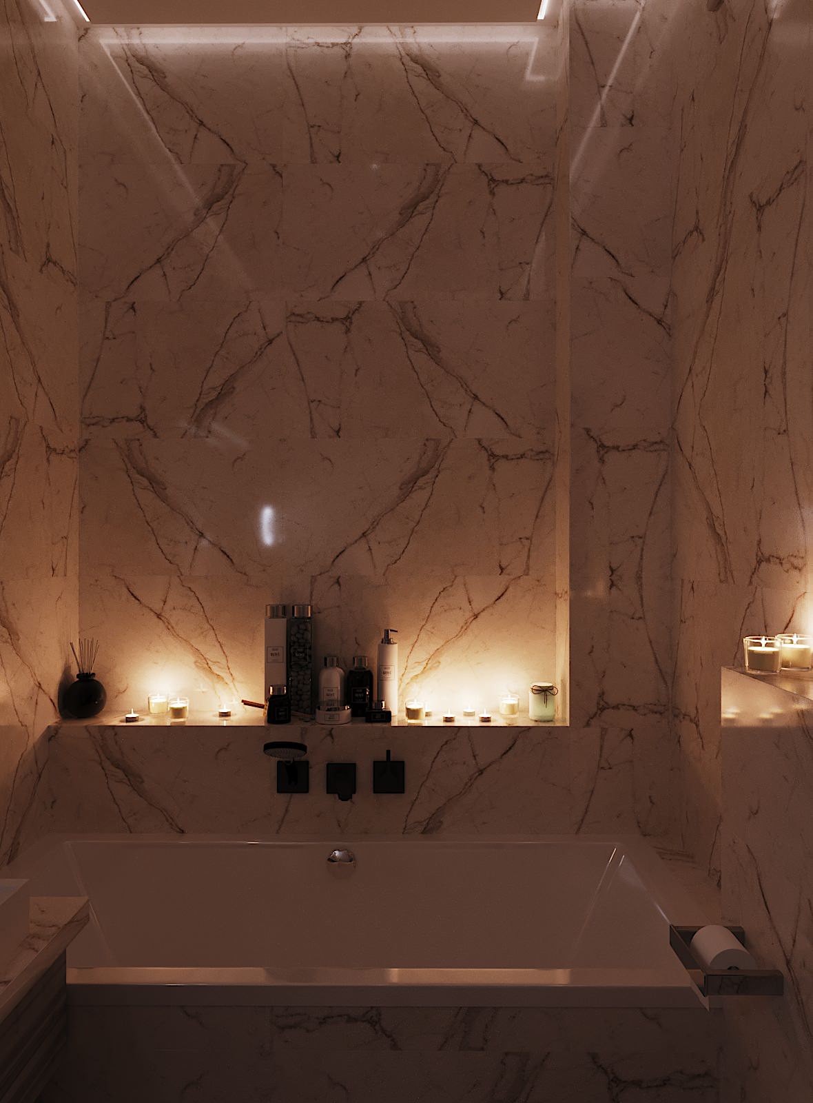 Дизайн-проект ванной комнаты