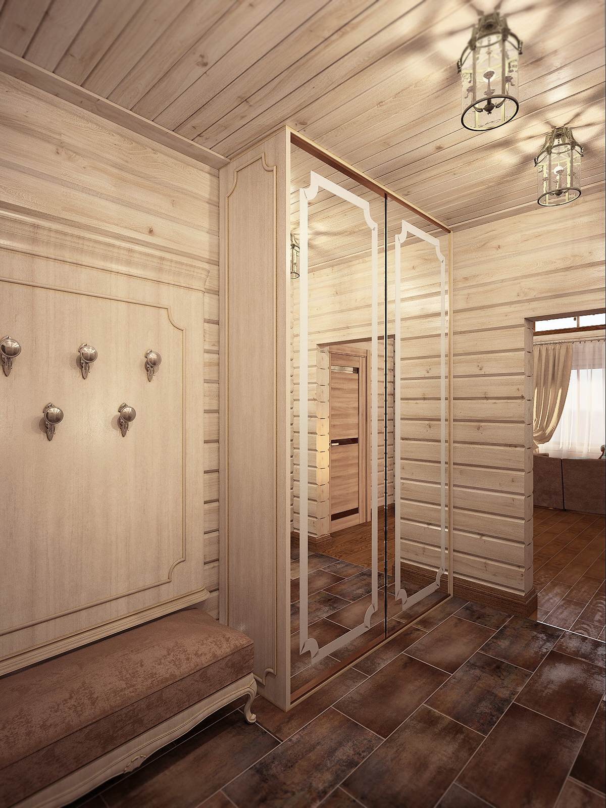 Коттедж из клеёного бруса