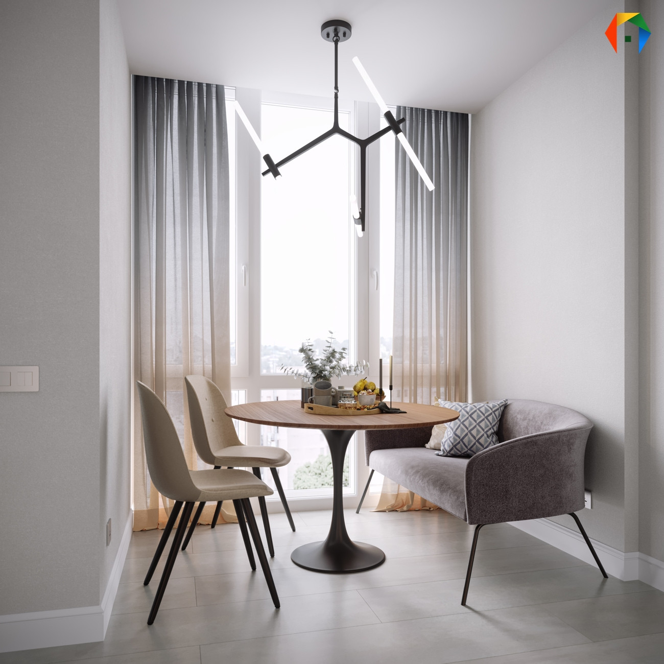 Москвичка. Дизайн для квартиры с солнечной прихожей