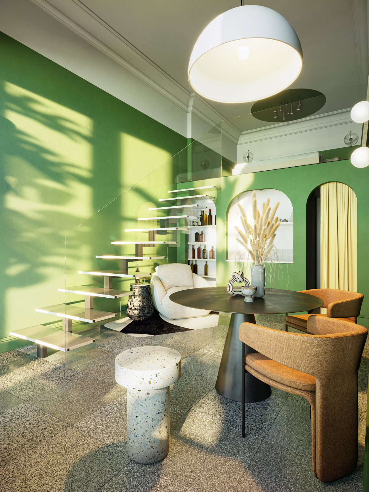 Обложка проекта: Студия в старинном здании в Калабрии (Италия)