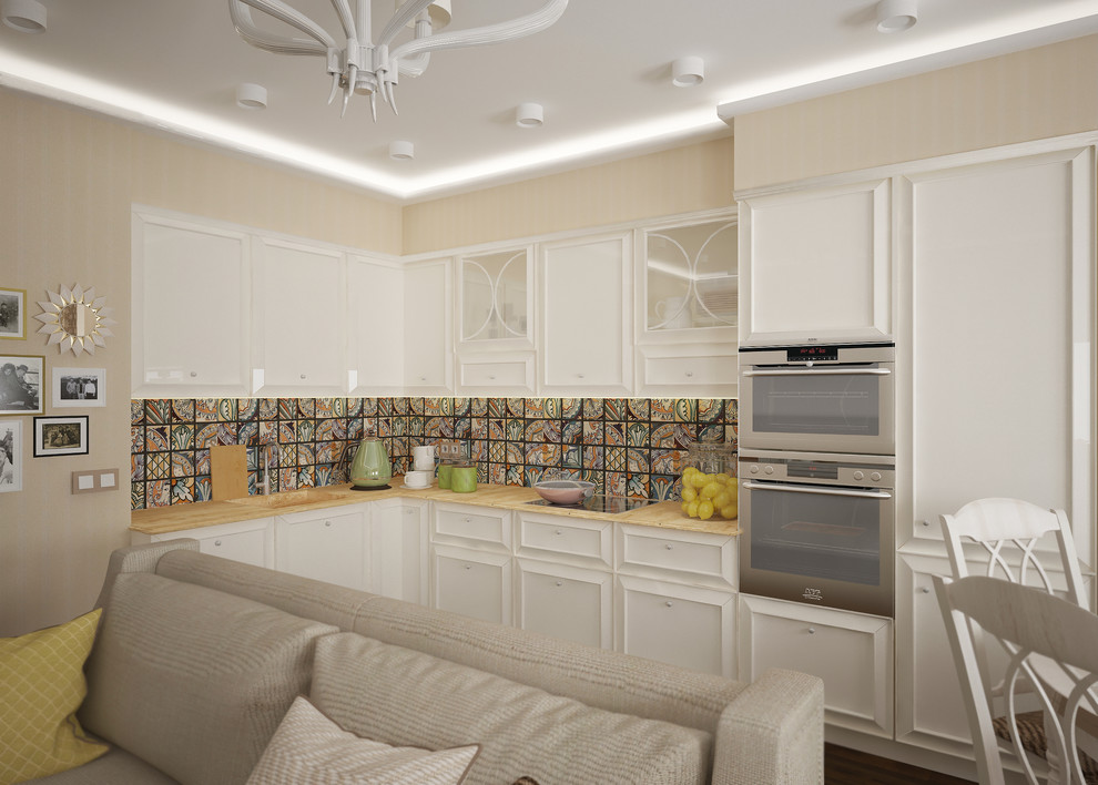 Вид на кухонный фронт