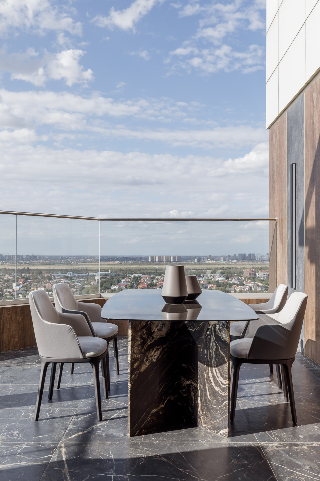 Обложка проекта: Пентхаус (современный) - терраса