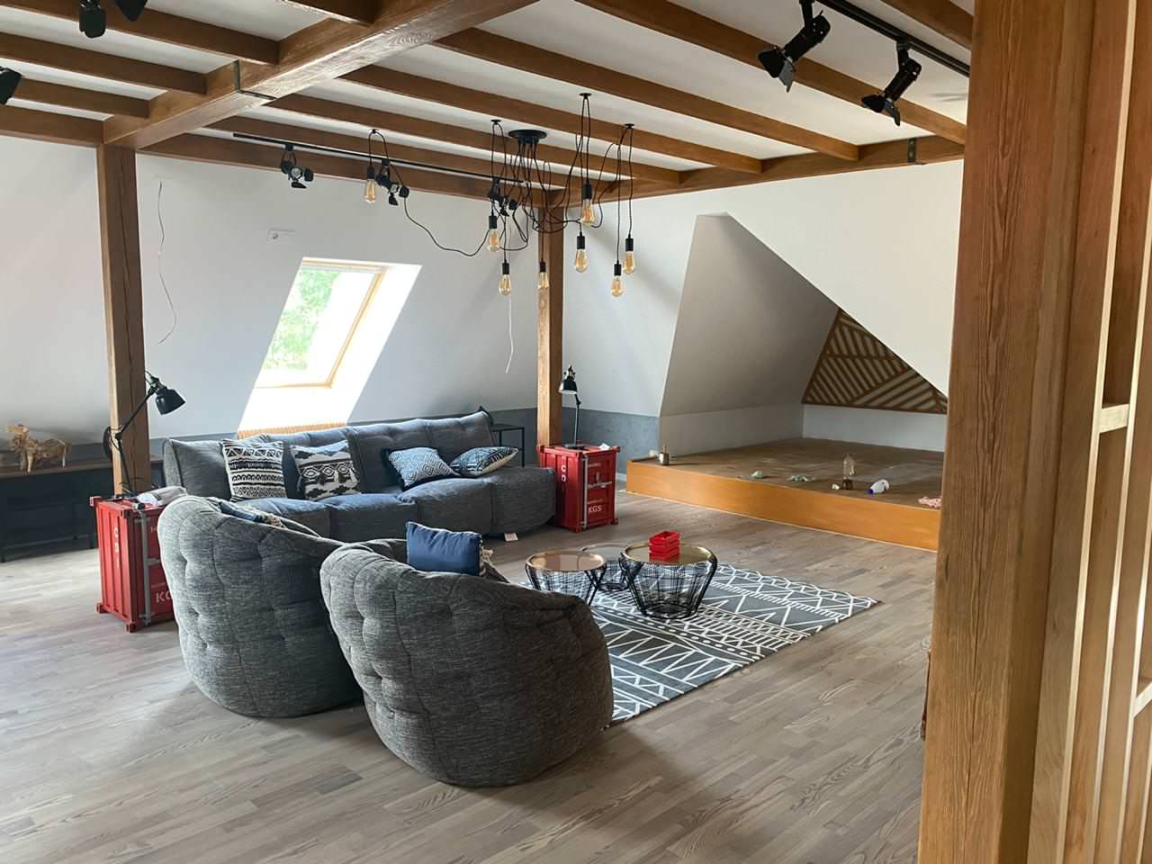 Мансарда в стиле лофт