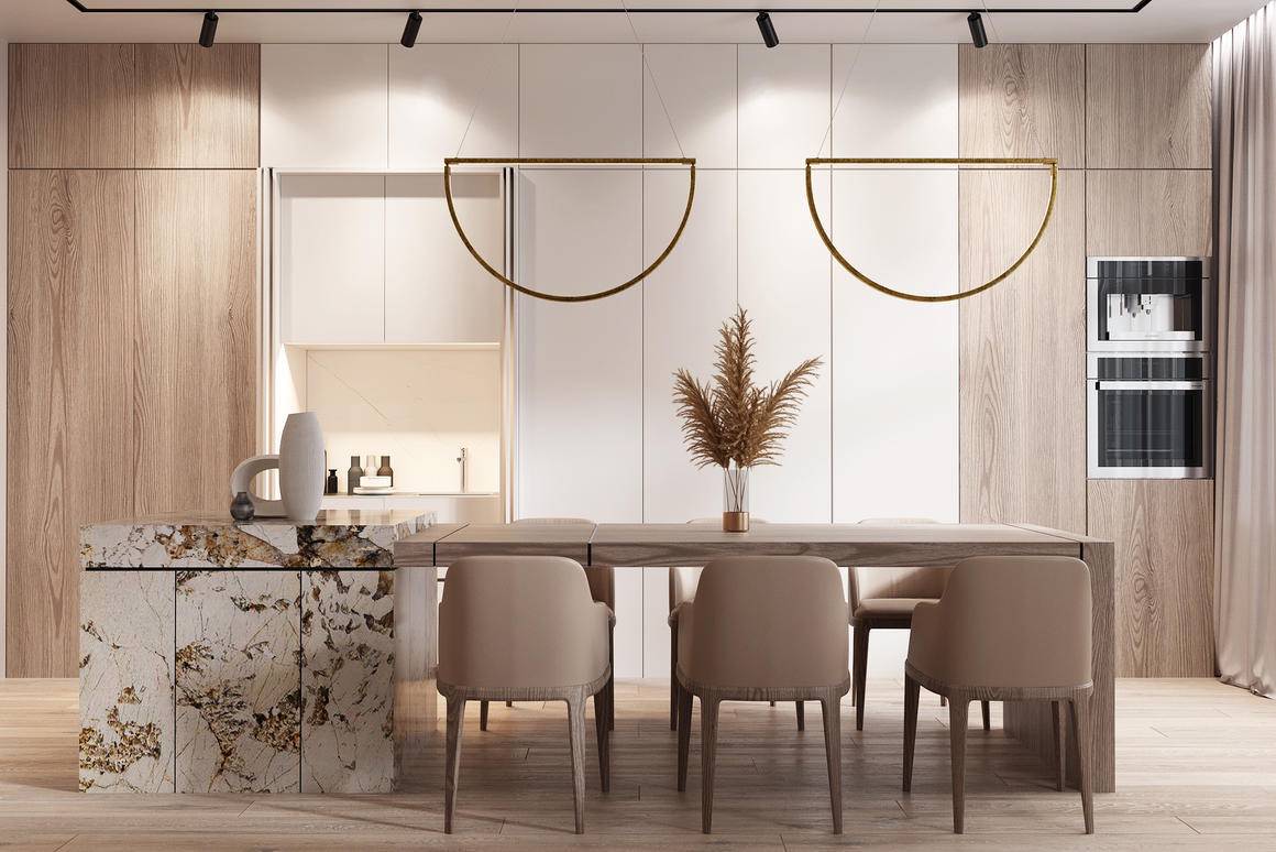 Современный дизайн проект и дизайнерский ремонт в ЖК «Русский Дом» — 170 метров