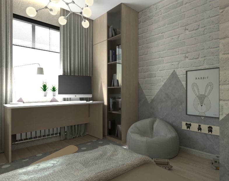 Дизайн интерьера квартиры в стиле лофт