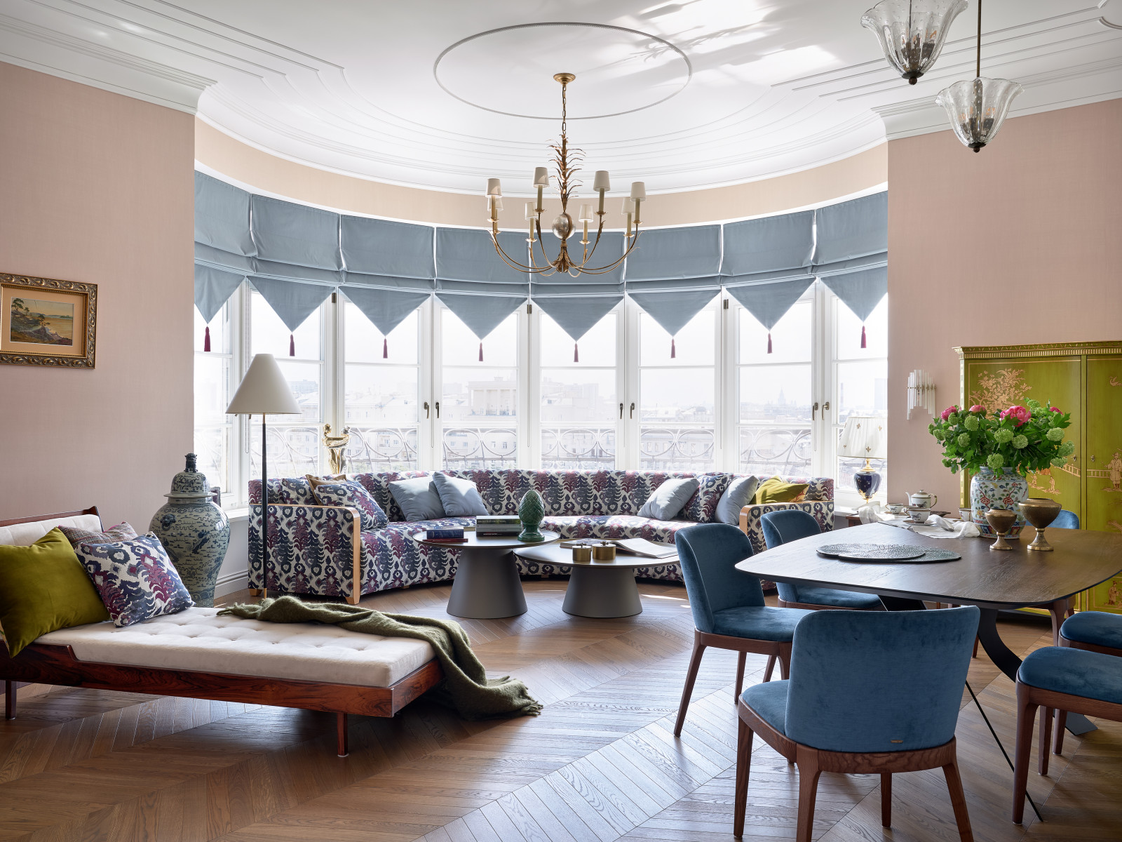 Квартира по проекту Нади Зотовой, 223 м². Публикация AD