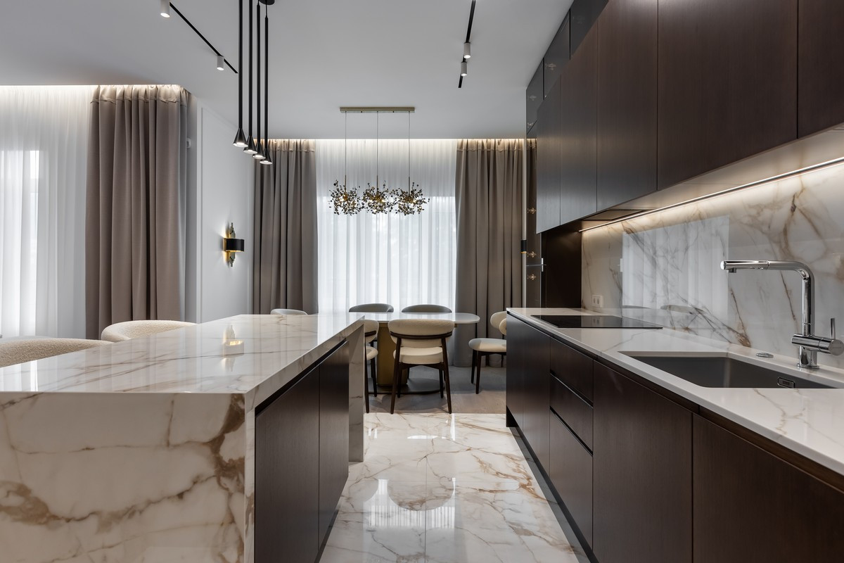 Квартира в современной классике (фото, ход реализации)