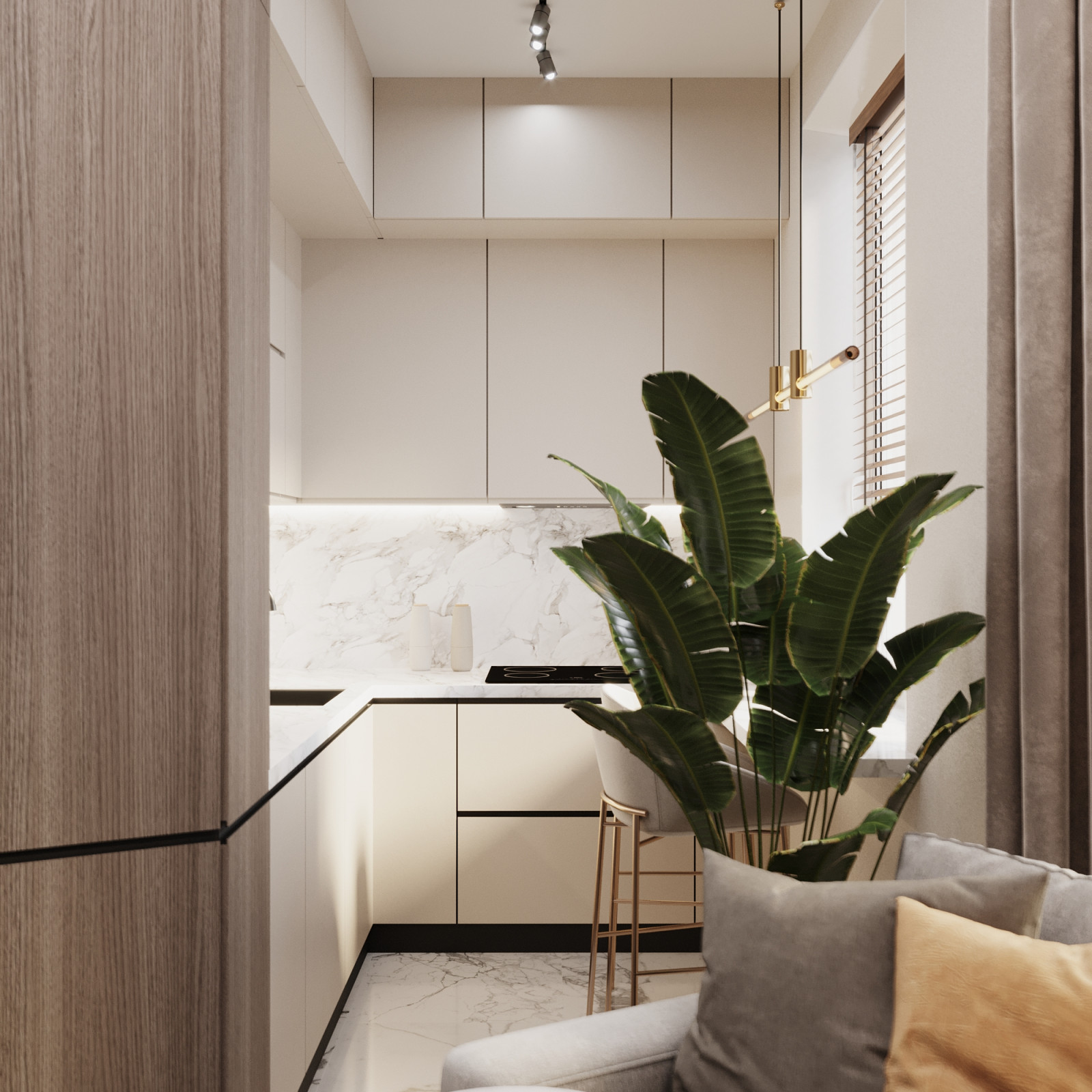 Дизайн-проект квартиры в ЖК Питер