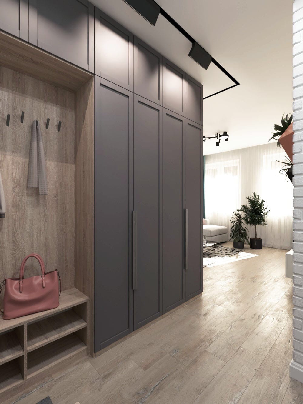 Дизайн-проект однокомнатной квартиры