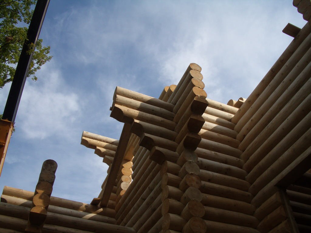 Обложка проекта: Гостевой дом. Калиброванное бревно. Канадская рубка. Диаметр 35-45 см.