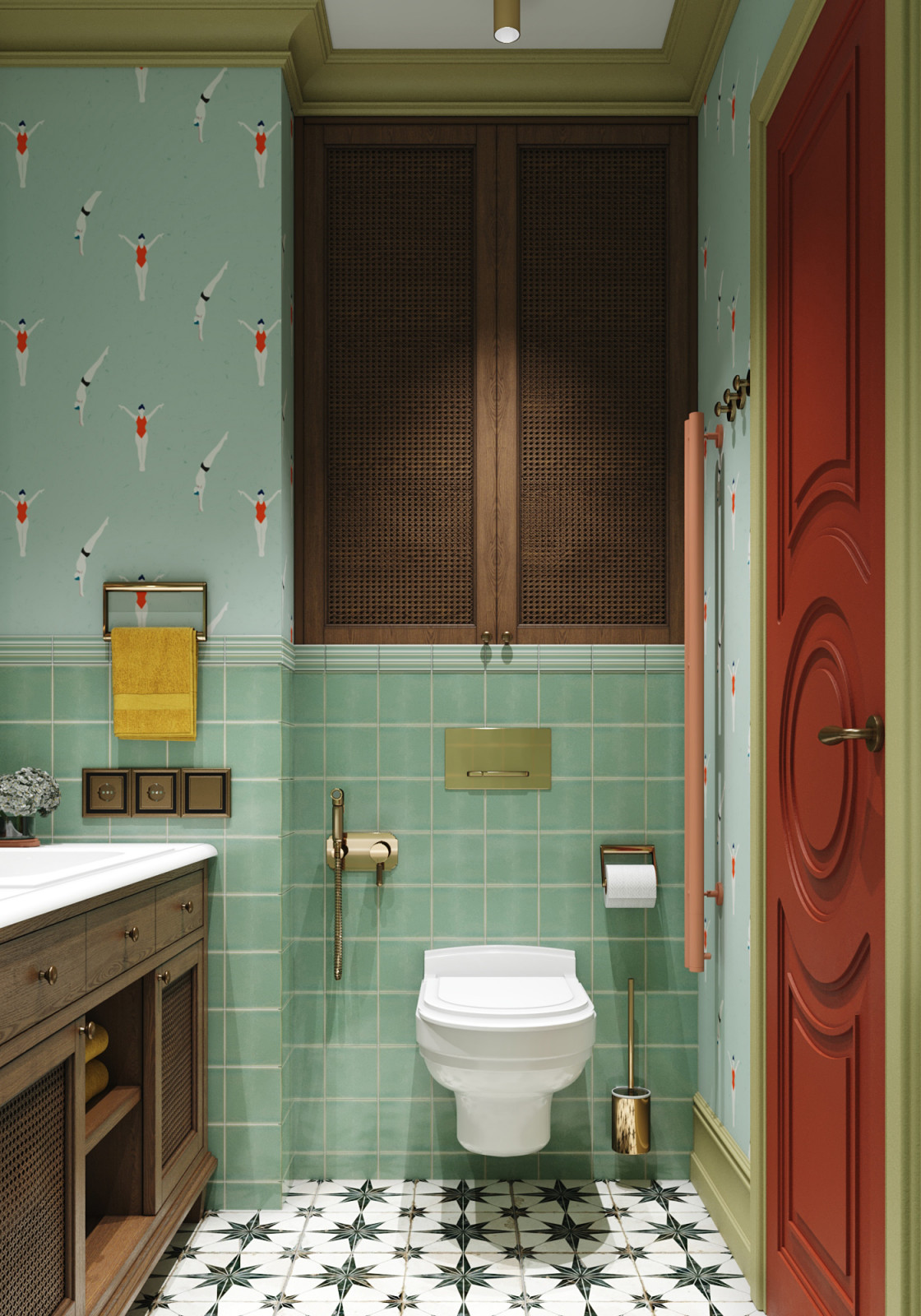 Яркая квартира "с характером" в ЖК Shome в стиле фьюжн