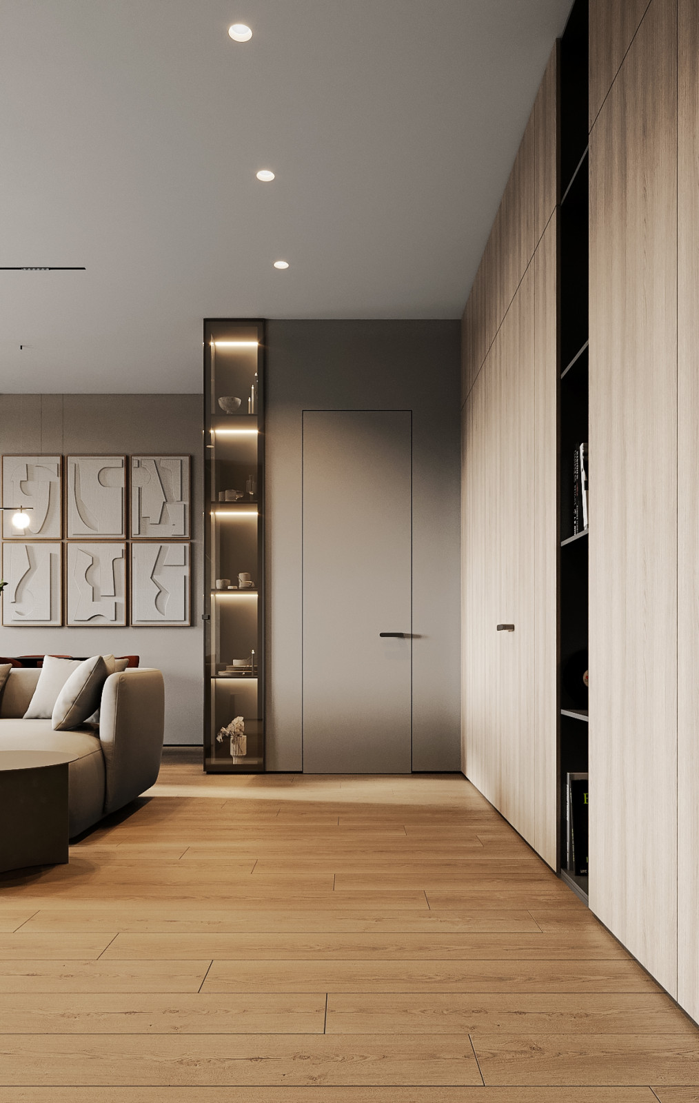 Просторная гостиная