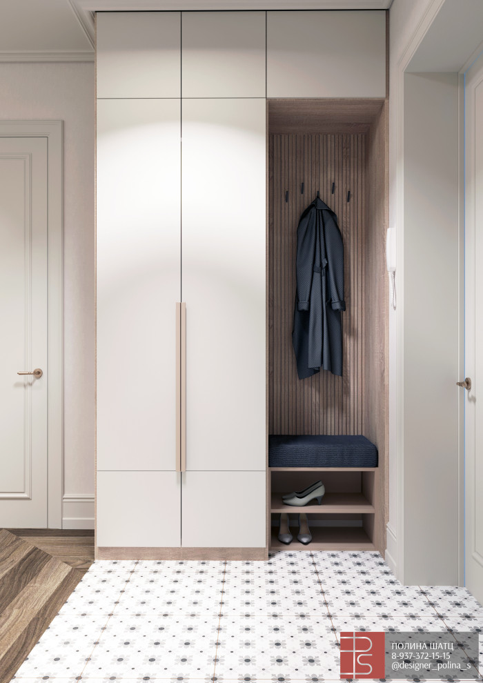 Квартира с 3м потолками для семьи из 4 человек