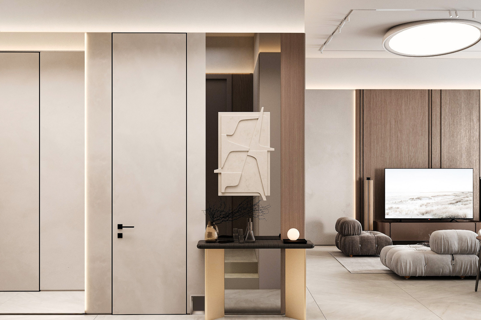 Интерьер жилой квартиры в Москве