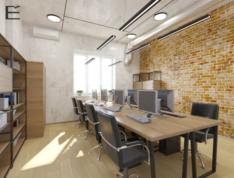 Офис страховой компании в стиле ЛОФТ