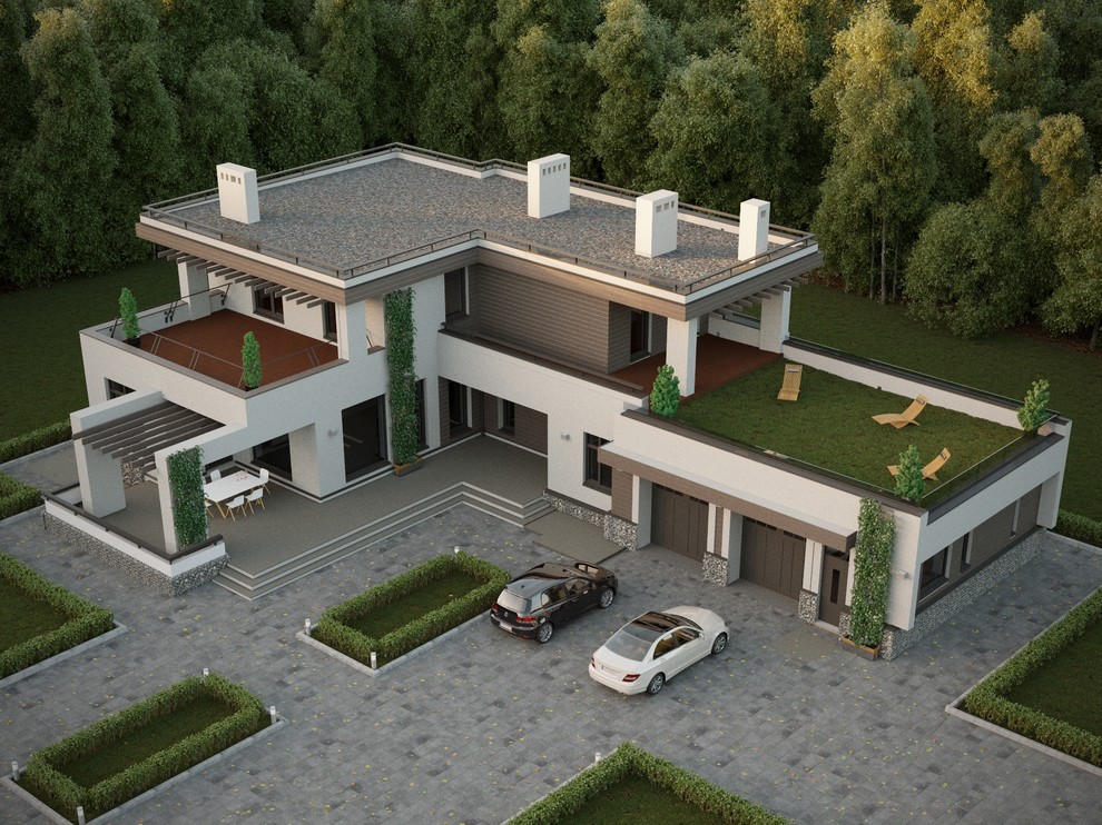 Современный частный дом в Москве