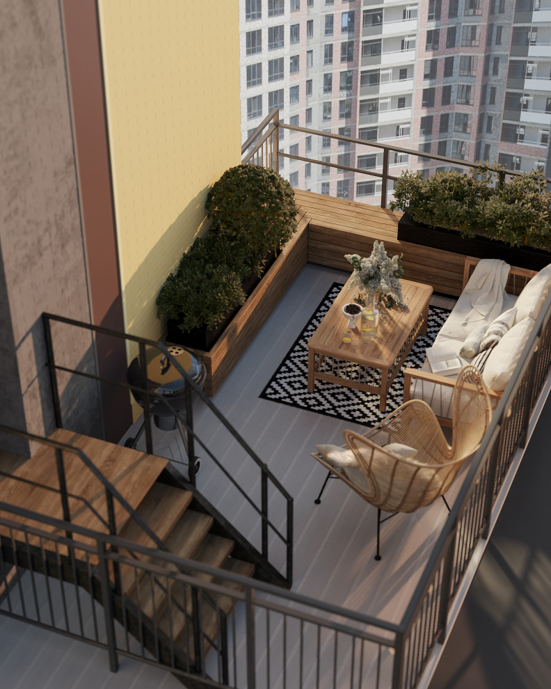 white с террасой