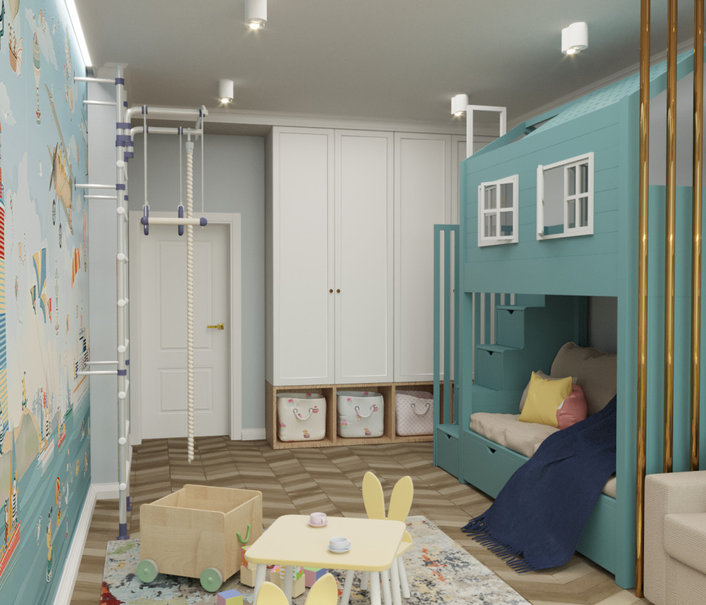 Проект интерьера двухэтажного дома