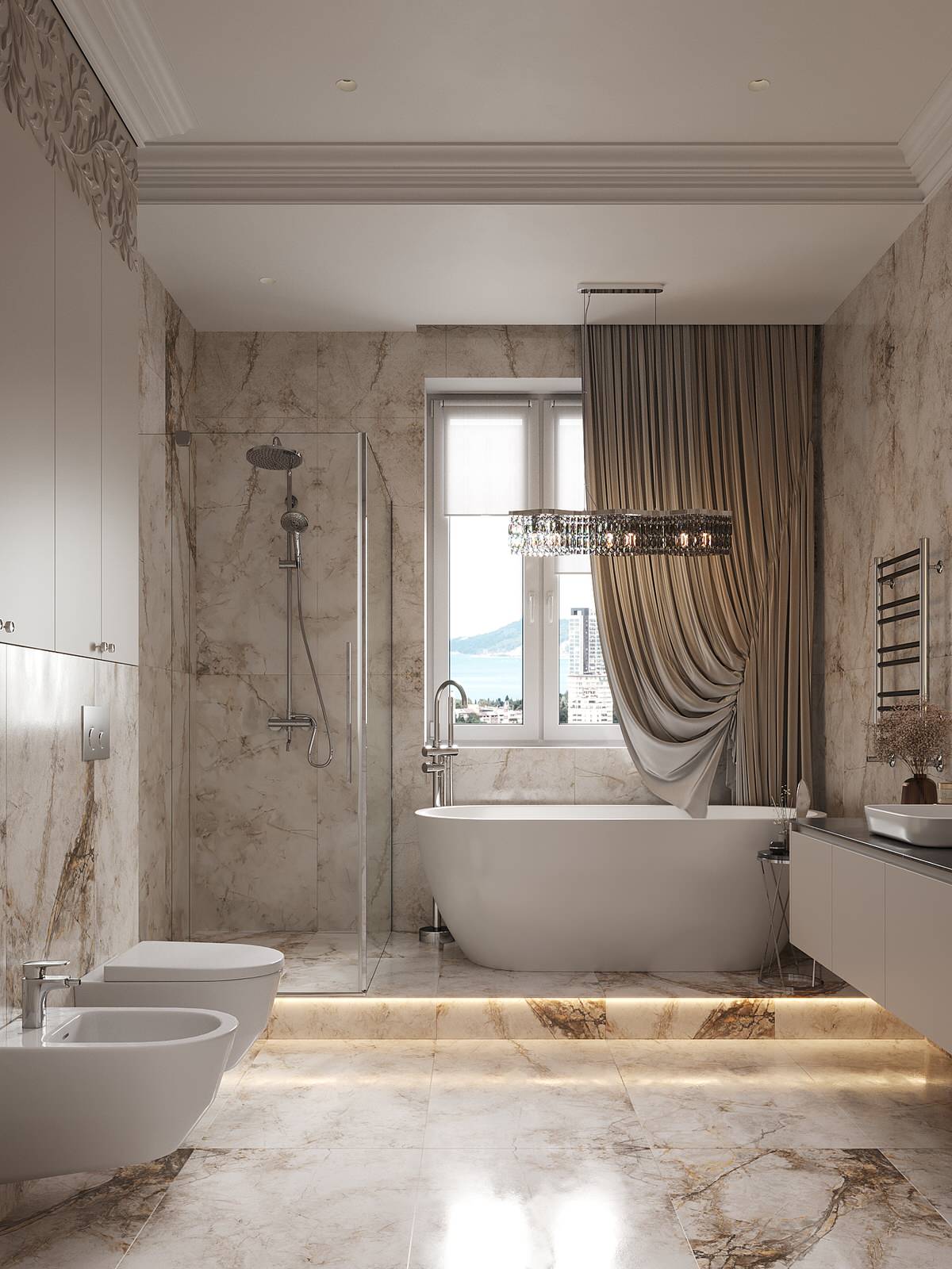 Обложка проекта: Ванная комната в частном доме