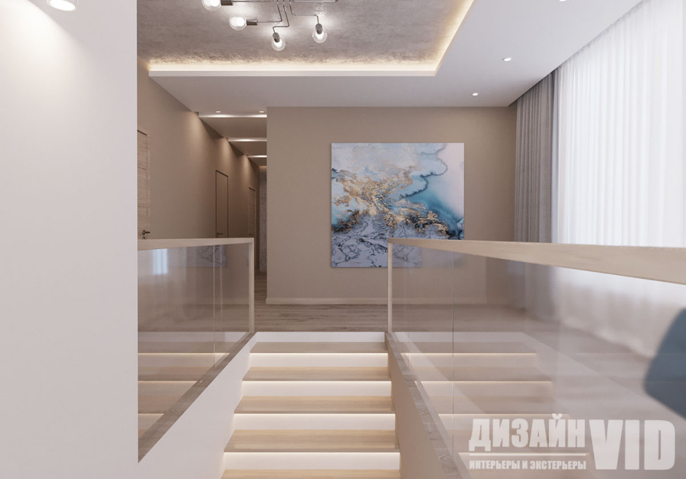 Дизайн-проект двухэтажного дома 400 метров