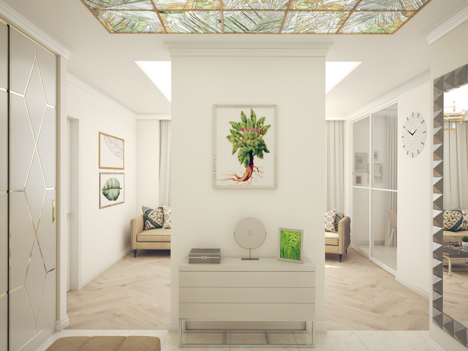 Обложка проекта: Неоклассика в 69 кв м