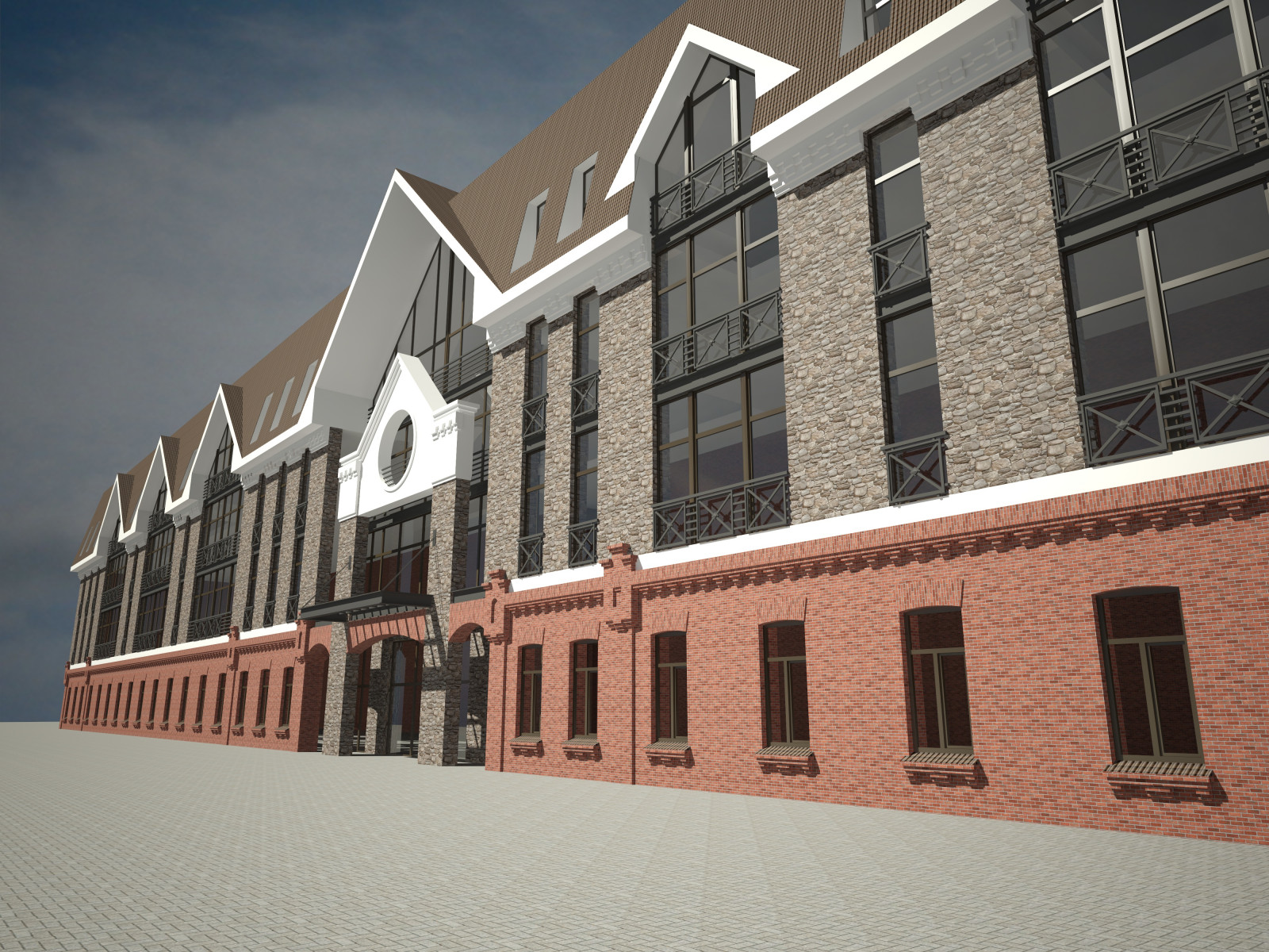 Реконструкция гостиницы в стиле Лофт