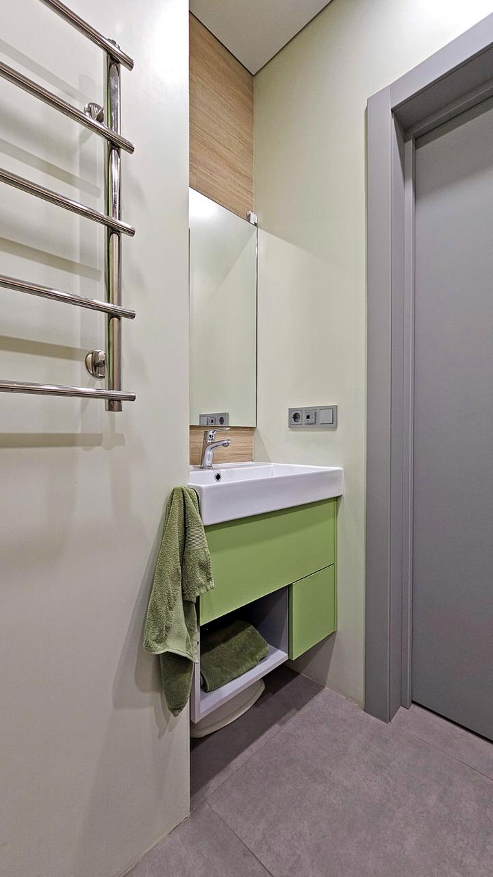 Квартира с цветными акцентами