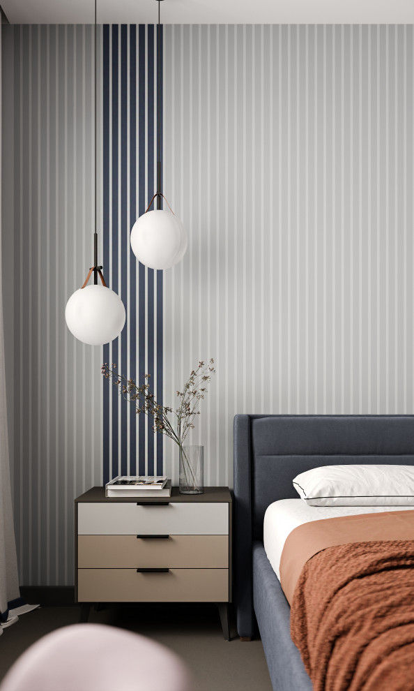 Визуализация спальни по дизайну Яны Феодориди