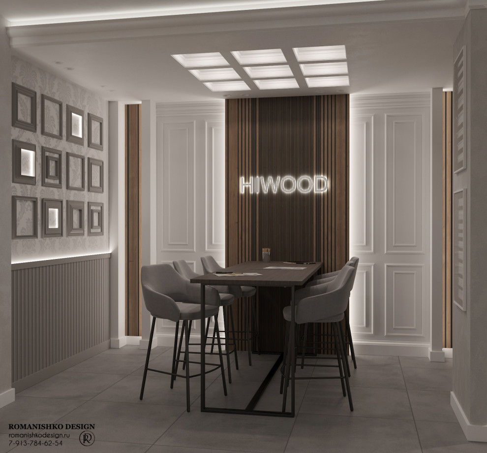 Дизайн выставочного зала магазина лепного декора "HIWOOD"