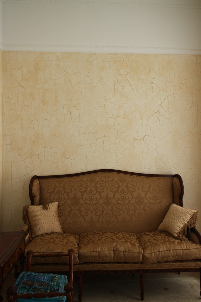 Обложка проекта: Декоративная штукатурка с эффектом трещин.