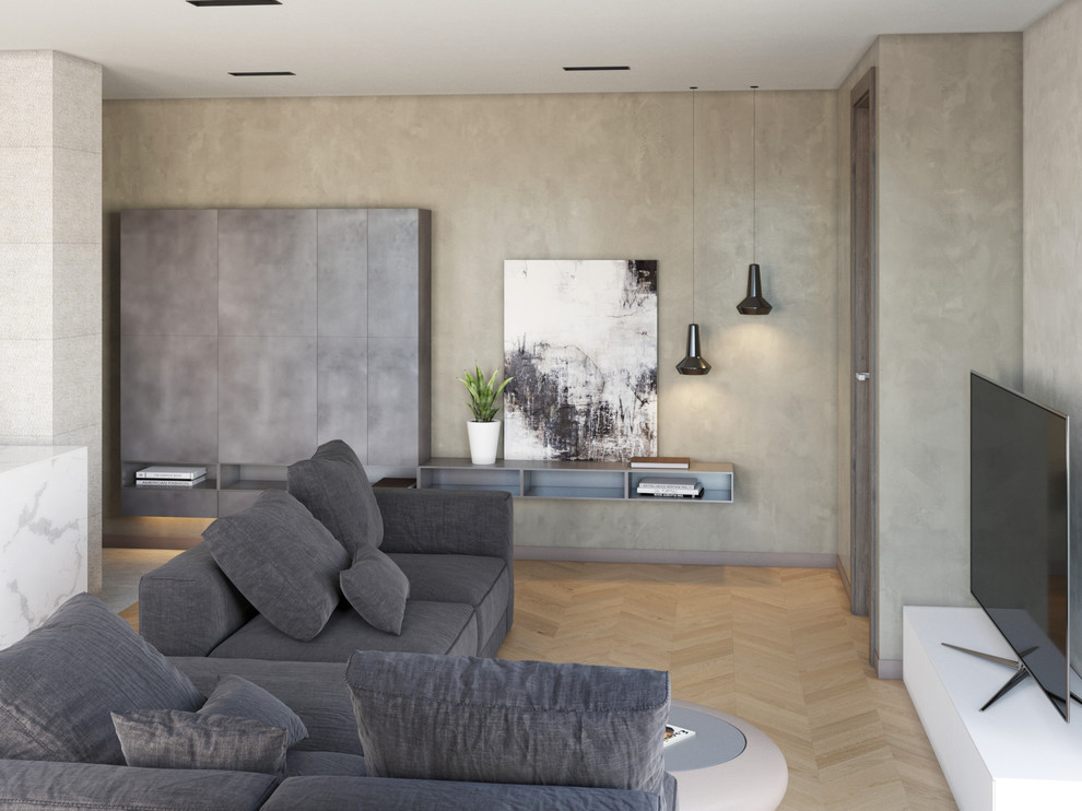 Гостиная в ЖК Сокол г. Сочи