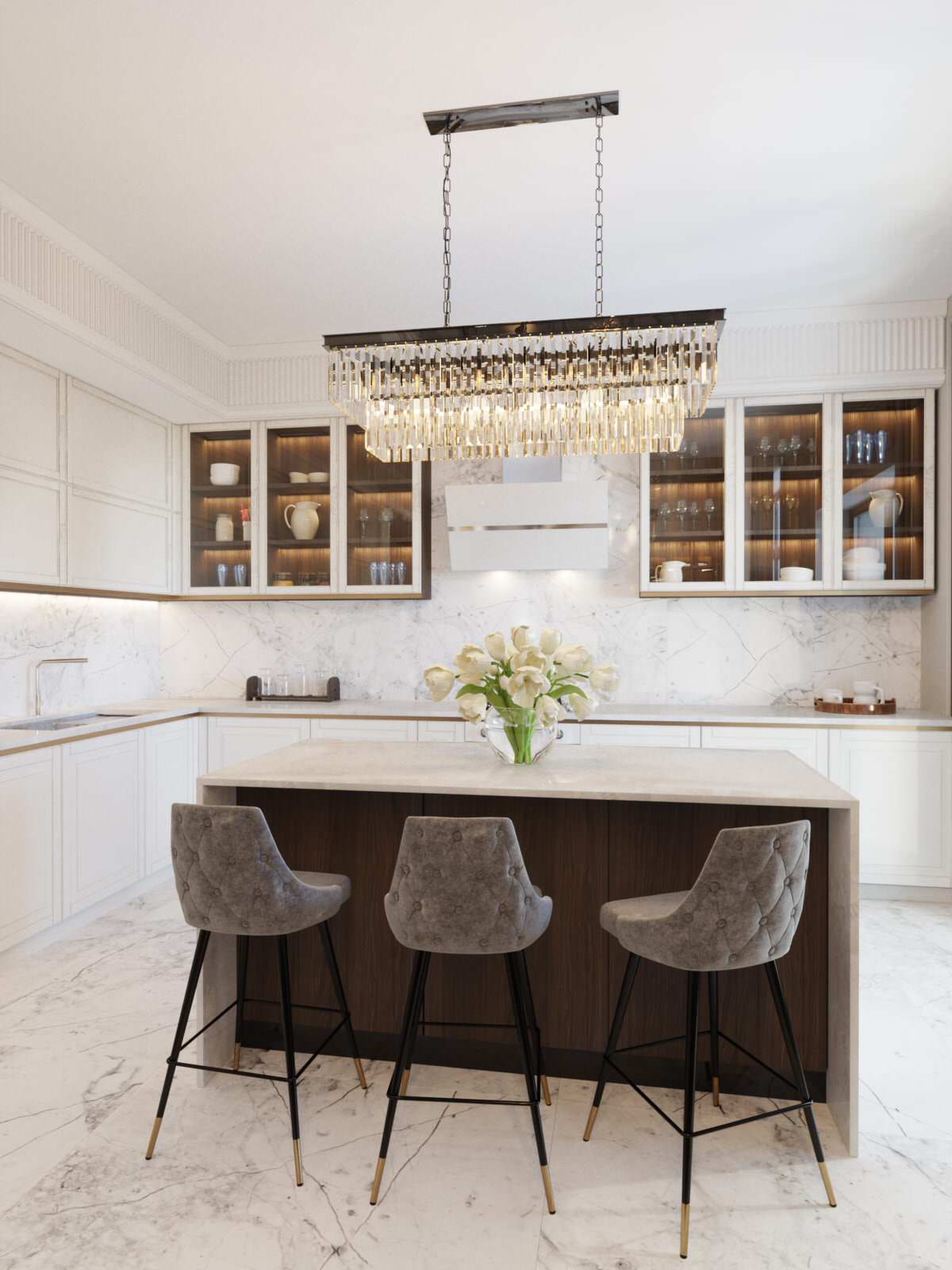 Обложка проекта: Кухня-гостиная / Пятигорск