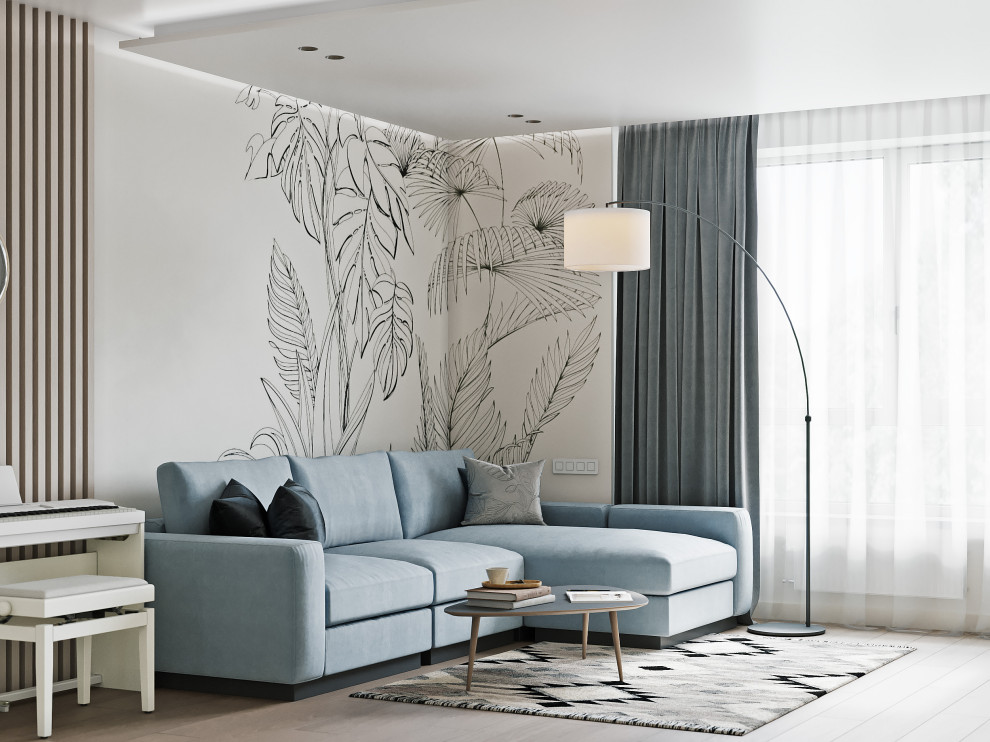 Дизайн-проект квартиры в Москве, 120 кв.м