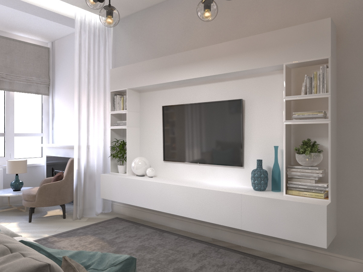 Интерьер квартиры 54 кв.м. ЖК «Черноморский» в г.Геленджик