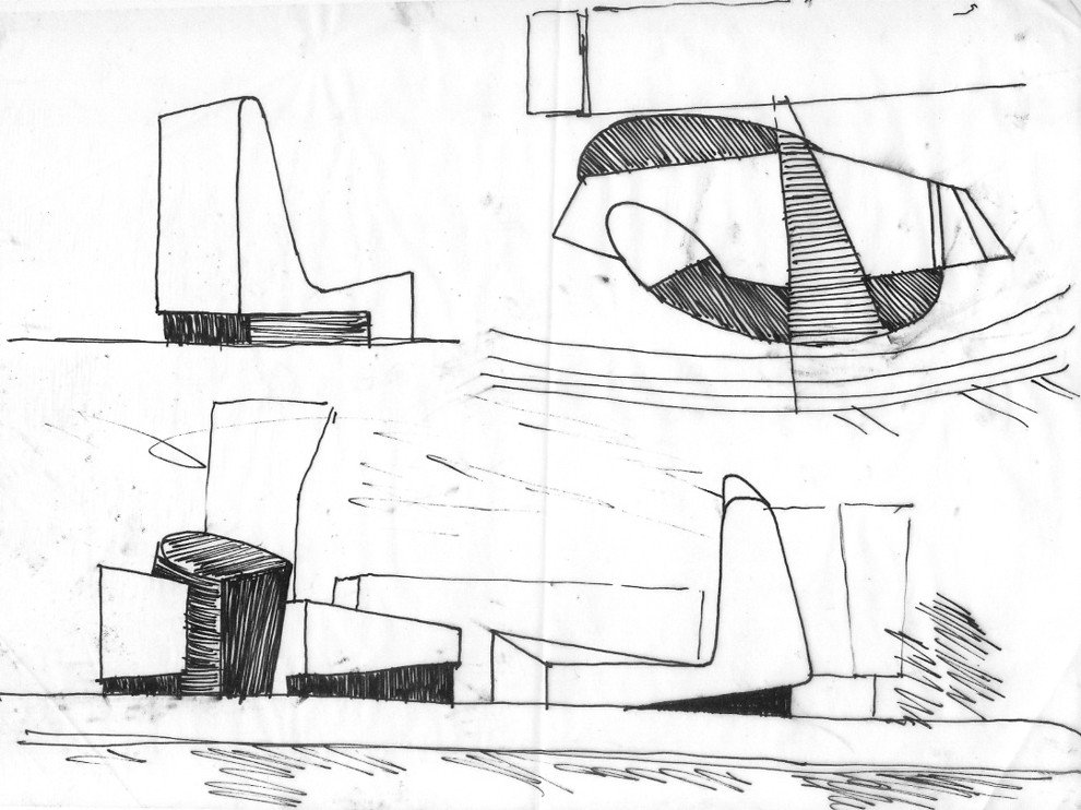 Размышление с карандашом - проекты общественных зданий