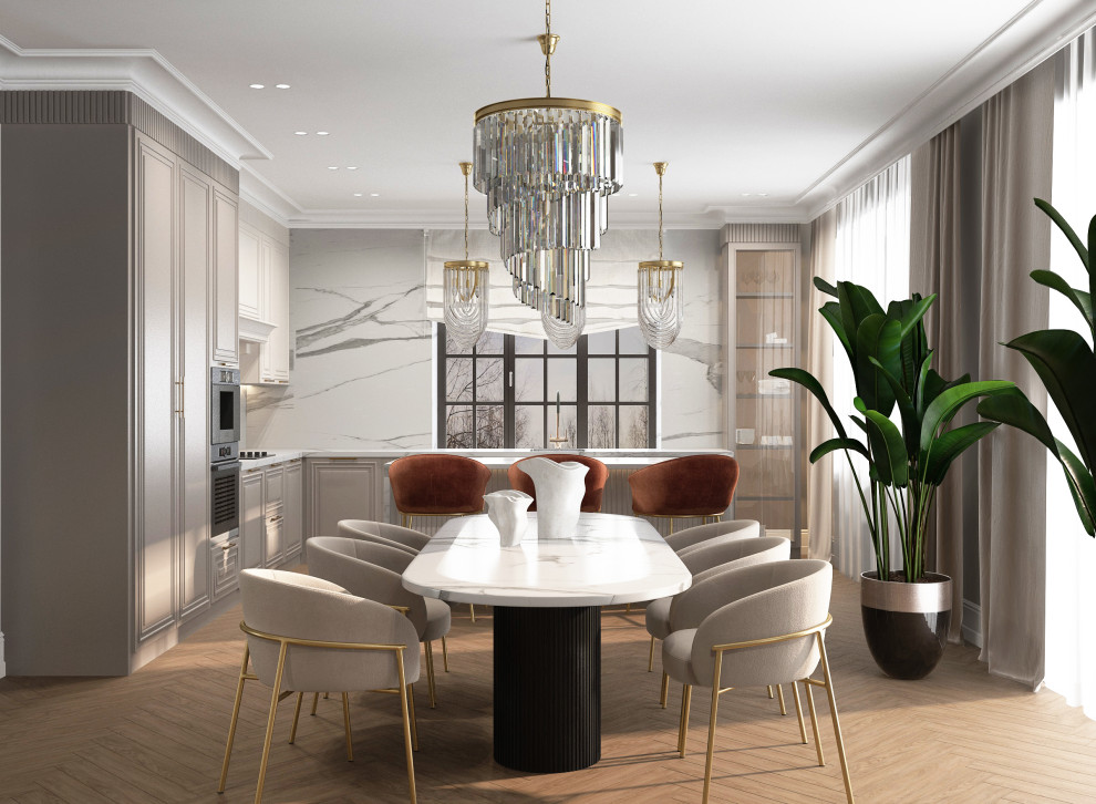 Кухня - гостиная 85 м2 г. Нижний Новгород